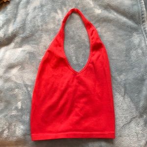 red halter top
